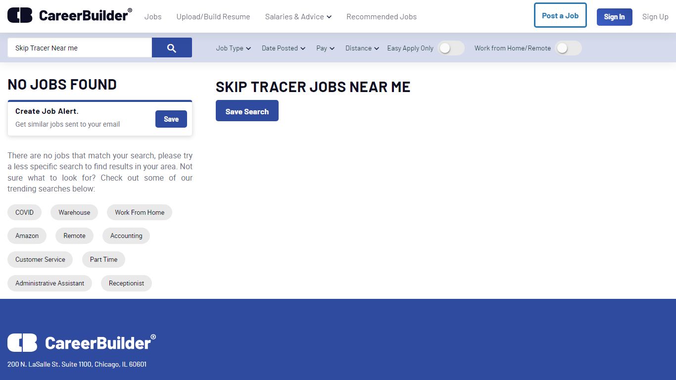 Skip Tracer jobs near me | CareerBuilder